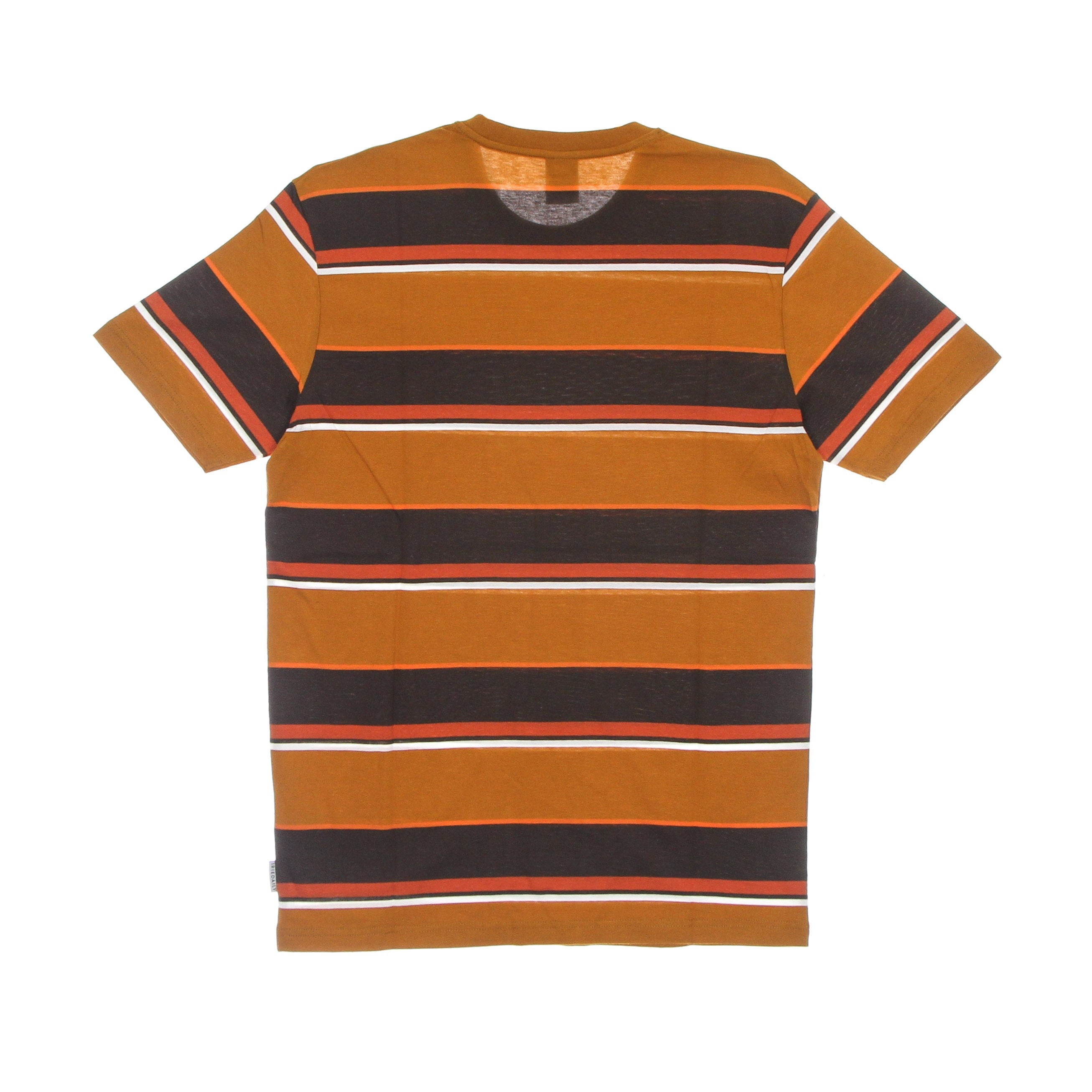 Iriedaily, Maglietta Uomo Big Tony Stripe Tee, Toffee