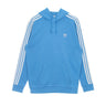 Adidas, Felpa Cappuccio Uomo 3-stripes Hoody, App Sky Rush
