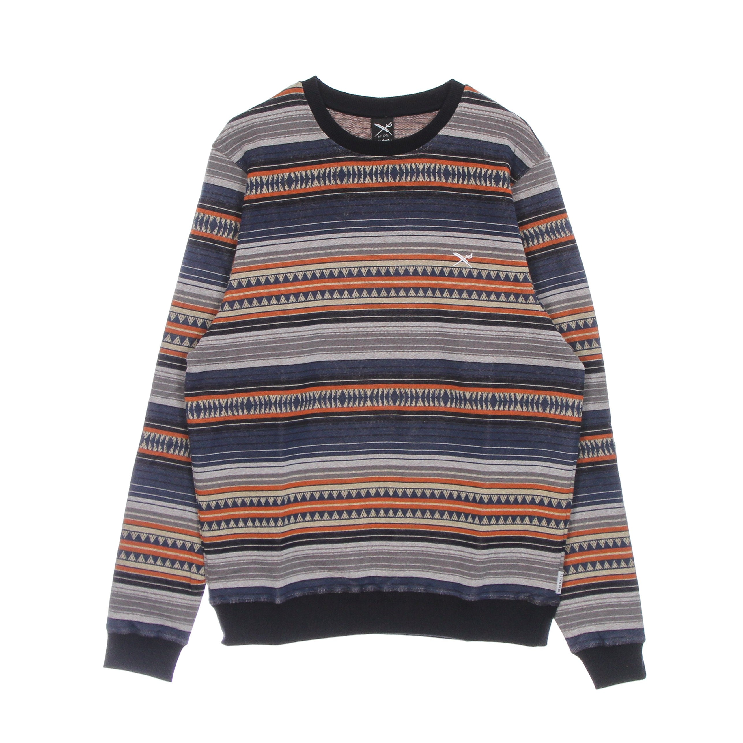 Iriedaily, Maglione Uomo Vintachi Crew, Steel Grey