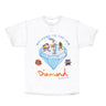 Diamond Supply, Maglietta Uomo Welcome To The Jam Tee X Space Jam 2, White