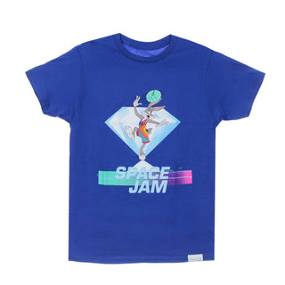 Diamond Supply, Maglietta Uomo Hook Shot Tee X Space Jam 2, Royal Blue