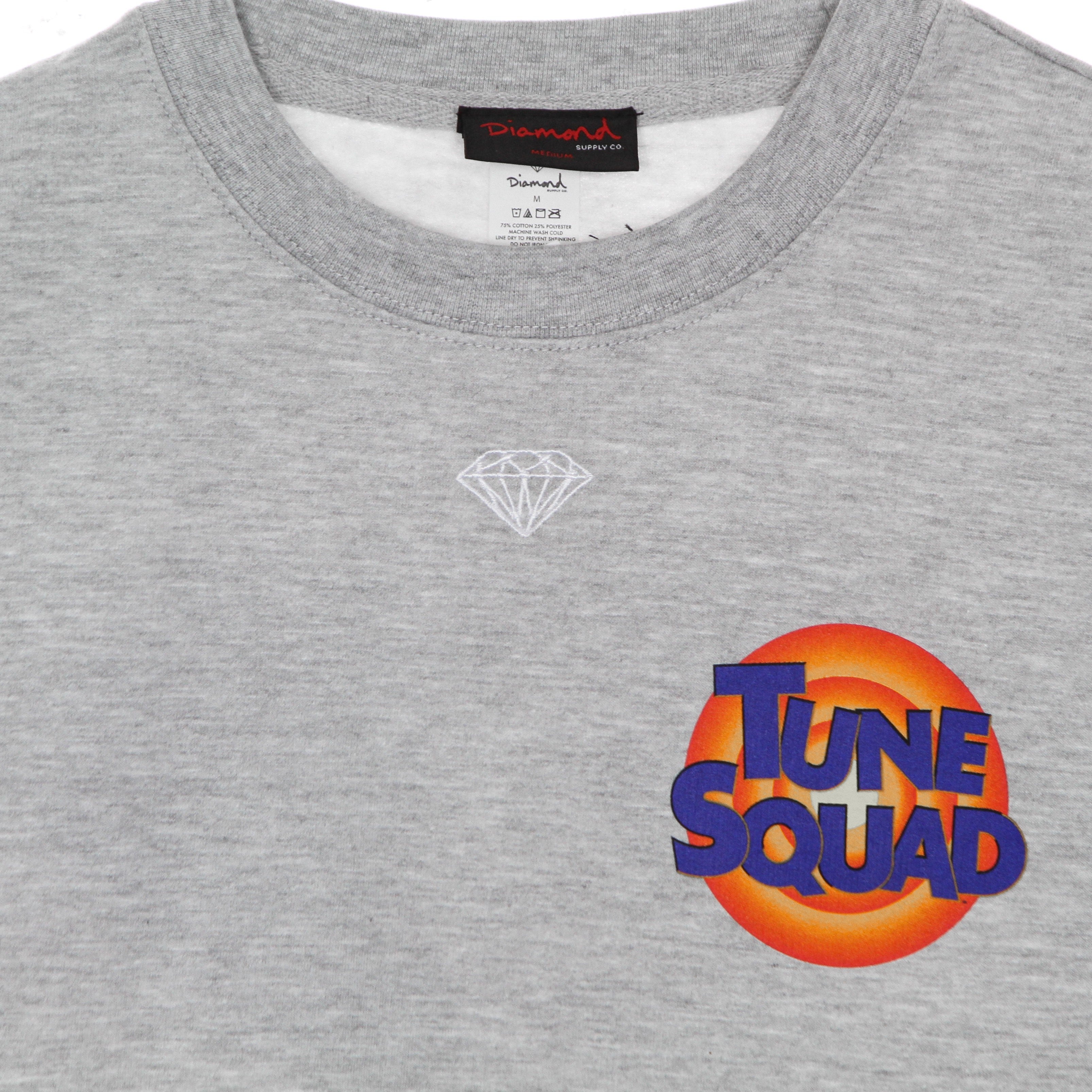 Diamond Supply, Felpa Girocollo Uomo Bugs Bunny Crew X Space Jam 2, 