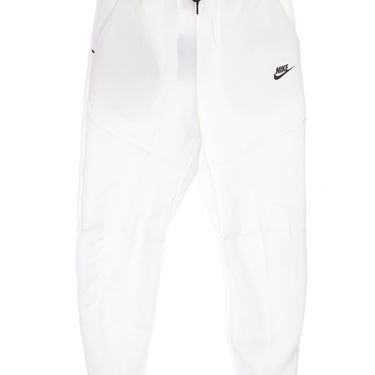 Nike, Pantalone Tuta Leggero Uomo Sportswear Tech Fleece Pant, White/black