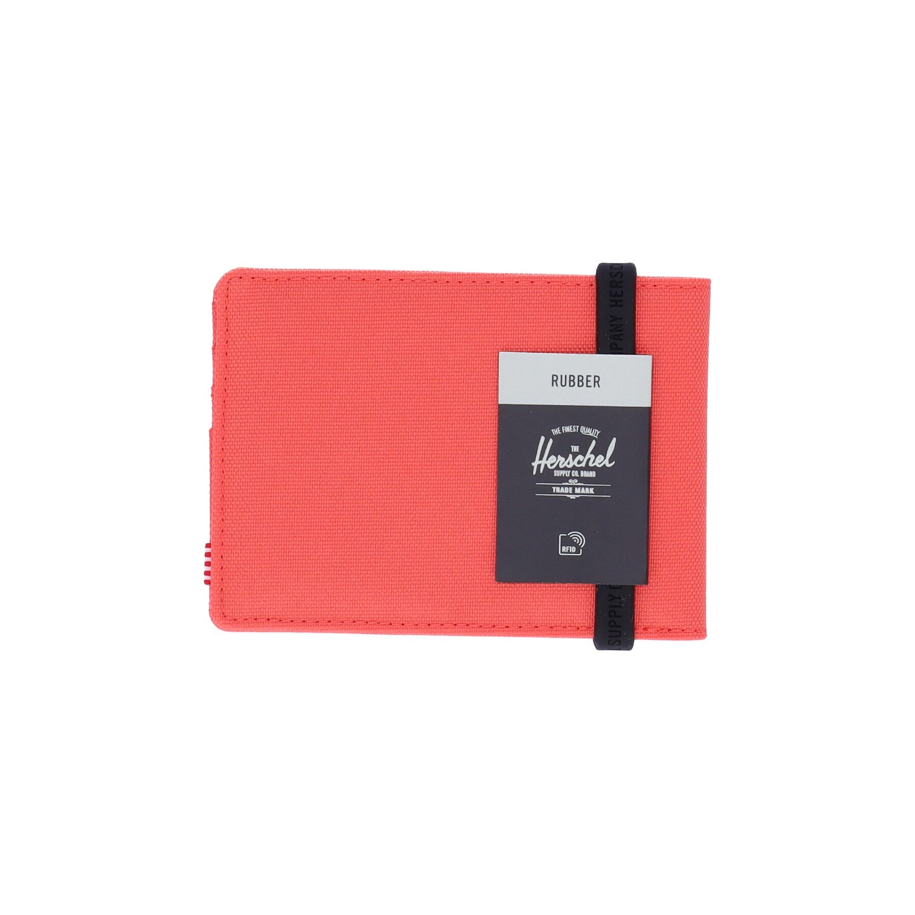 Billetera Hombre Roy Rubber Rfid Hot Coral