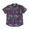 Obey, Camicia Manica Corta Uomo Fishbowl Woven, Lavender Silk Multi