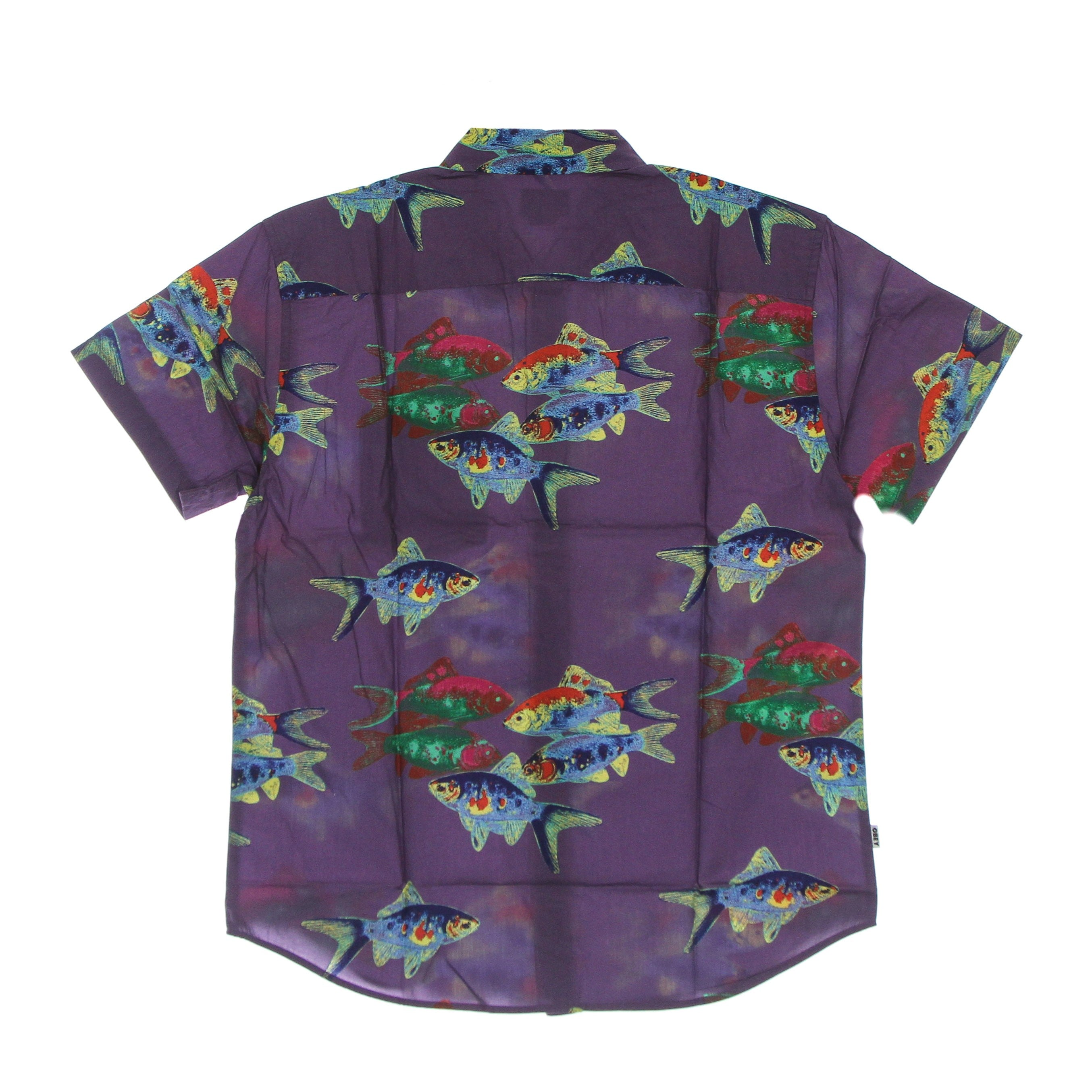Obey, Camicia Manica Corta Uomo Fishbowl Woven, 