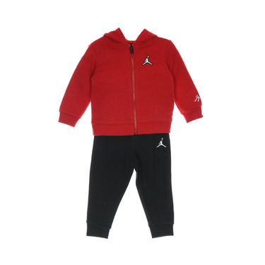Completo Tuta Neonato Essentials Fleece Set Black/gym Red