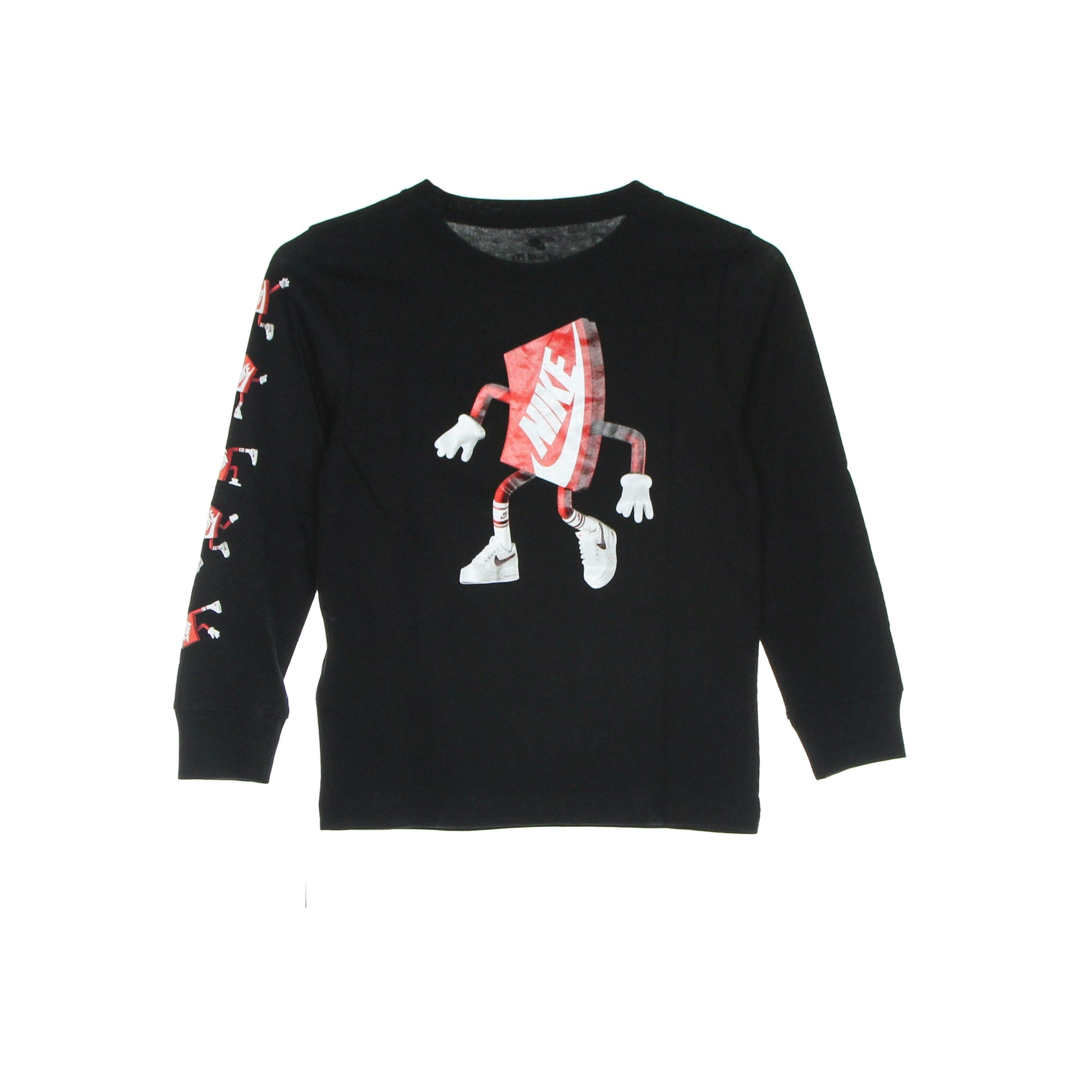 Nike, Maglietta Manica Lunga Bambino Boxy Dance L/s Tee, Black