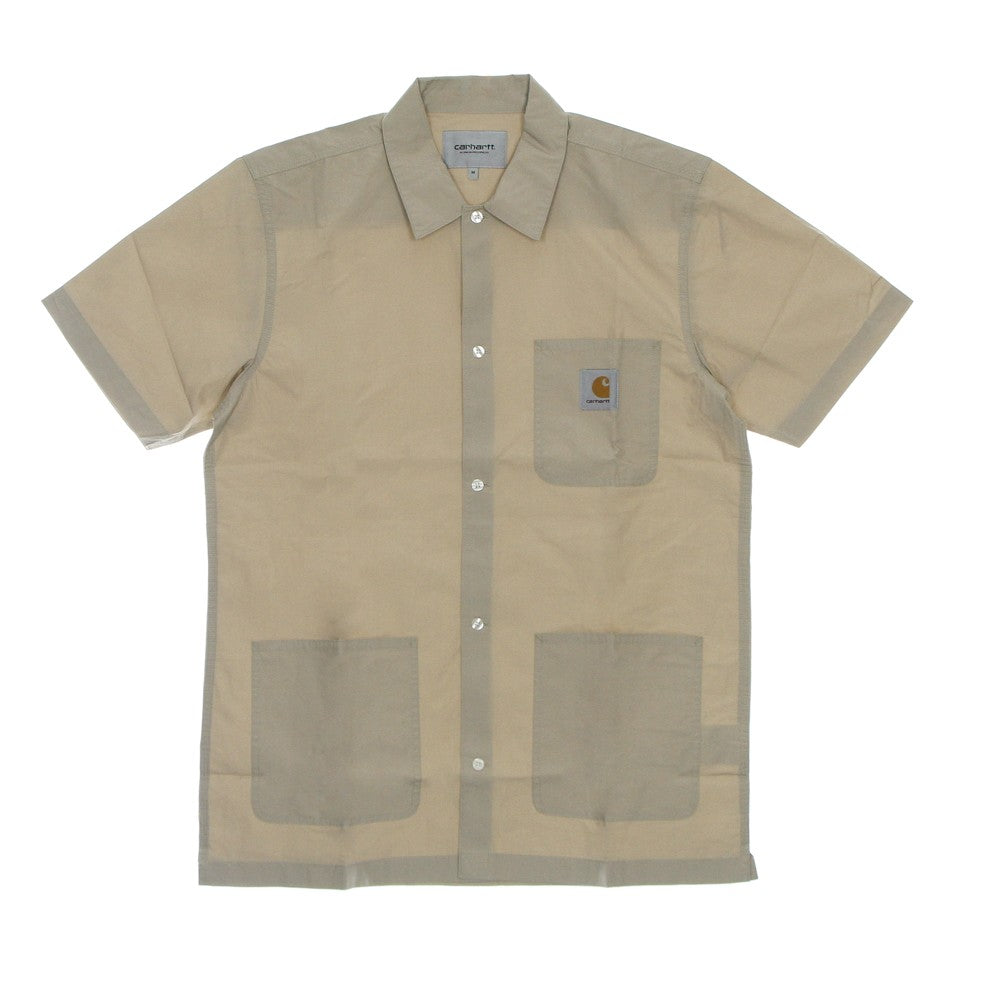Carhartt Wip, Camicia Manica Corta Uomo Creek Shirt, Wall
