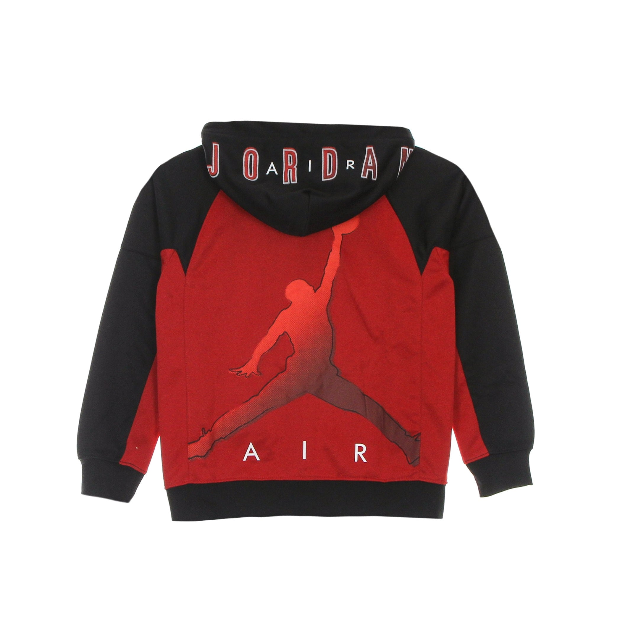 Jordan, Felpa Cappuccio Zip Bambino Jumpman Big Sport Therma Fz Hoodie, 