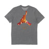 Jordan, Maglietta Uomo Jumpman 3d Crew, Carbon Heather/light Curry