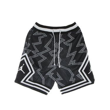 Pantaloncino Tipo Basket Uomo Dri-fit Sport All Over Print Diamond Short Black/black/white