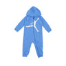 Jordan, Tuta Intera Neonato Jdb Hbr Jumpman Hooded Coveral, University Blue