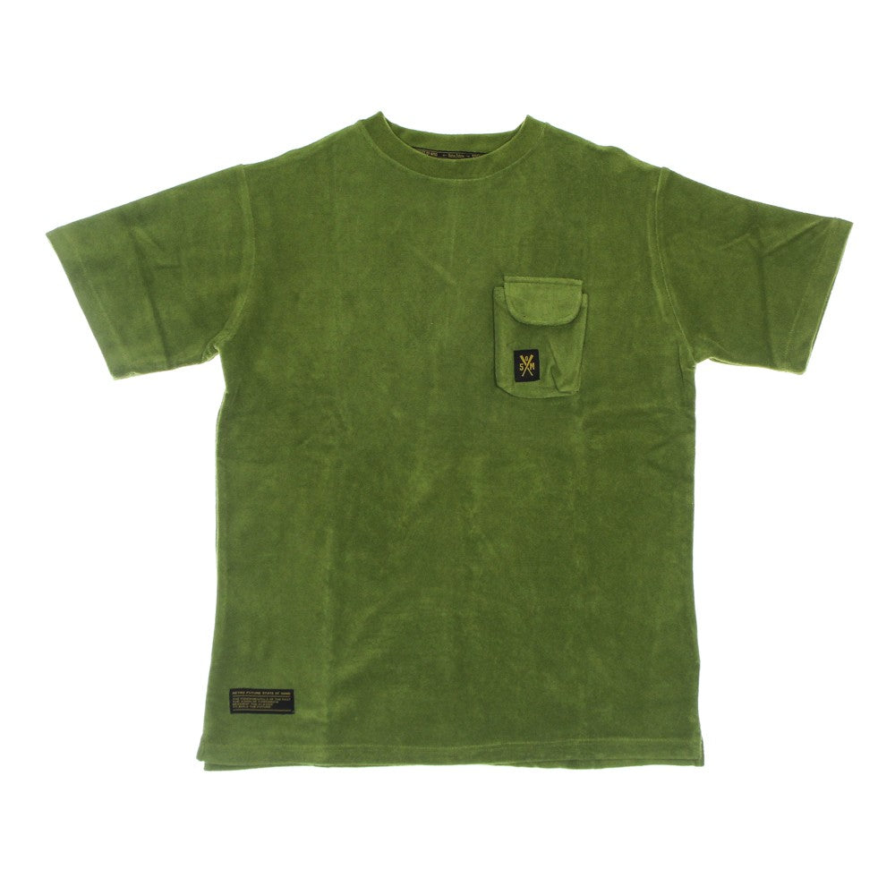 Maglietta Uomo Retrofuture Towel Pocket Tee Military Green