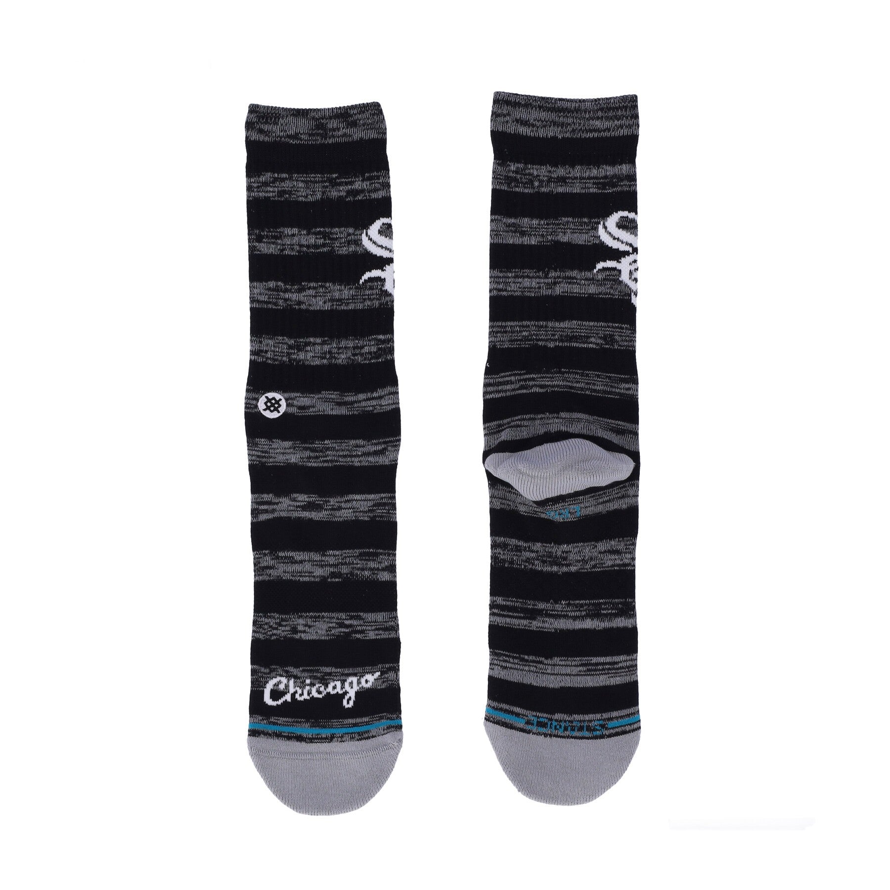 Stance, Calza Media Uomo White Sox Twist Crew, Black