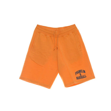Pantalone Corto Tuta Uomo Diagonal Fleece Shorts Orange