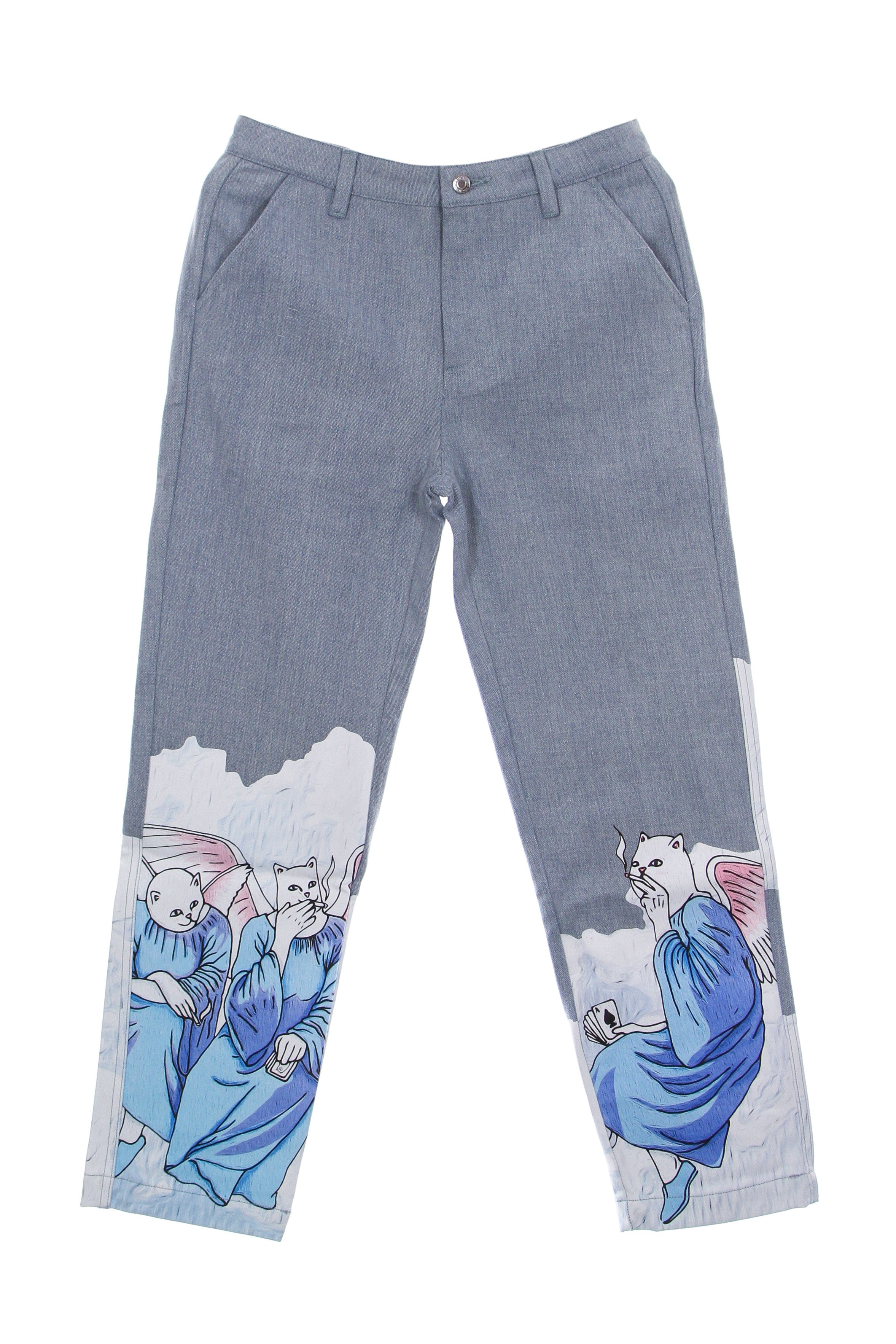 Jeans Uomo Heaven &hell Denim Pants Light Wash