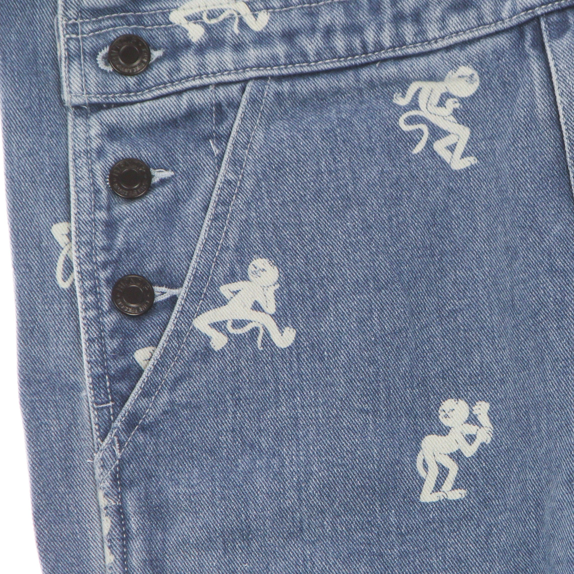 Ripndip, Salopette Uomo Dance Party Denim Overalls, 