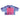 Maglietta Corta Donna Ribs Crop Top Tee Tie Dye Purple