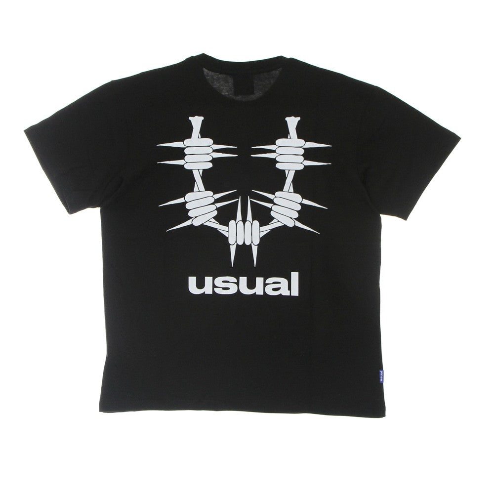Usual, Maglietta Uomo Og Tee, Black