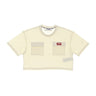 Fila, Maglietta Corta Donna Tallinn Cropped Tee, Sweet Corn