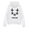Usual, Felpa Leggera Cappuccio Uomo Og Hoodie, White