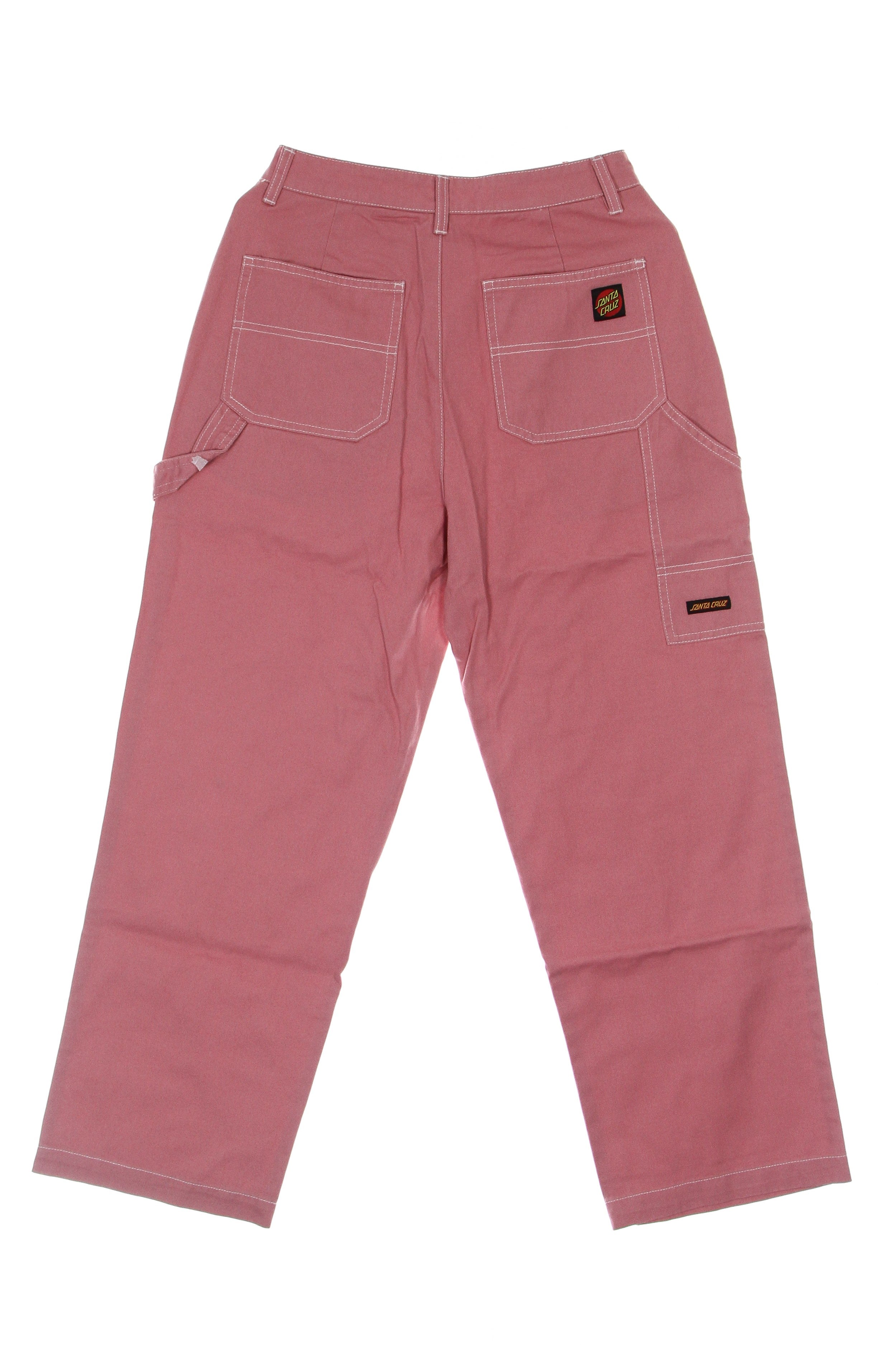 Santa Cruz, Pantalone Lungo Donna Nolan Carpenter Pant, Pink/white
