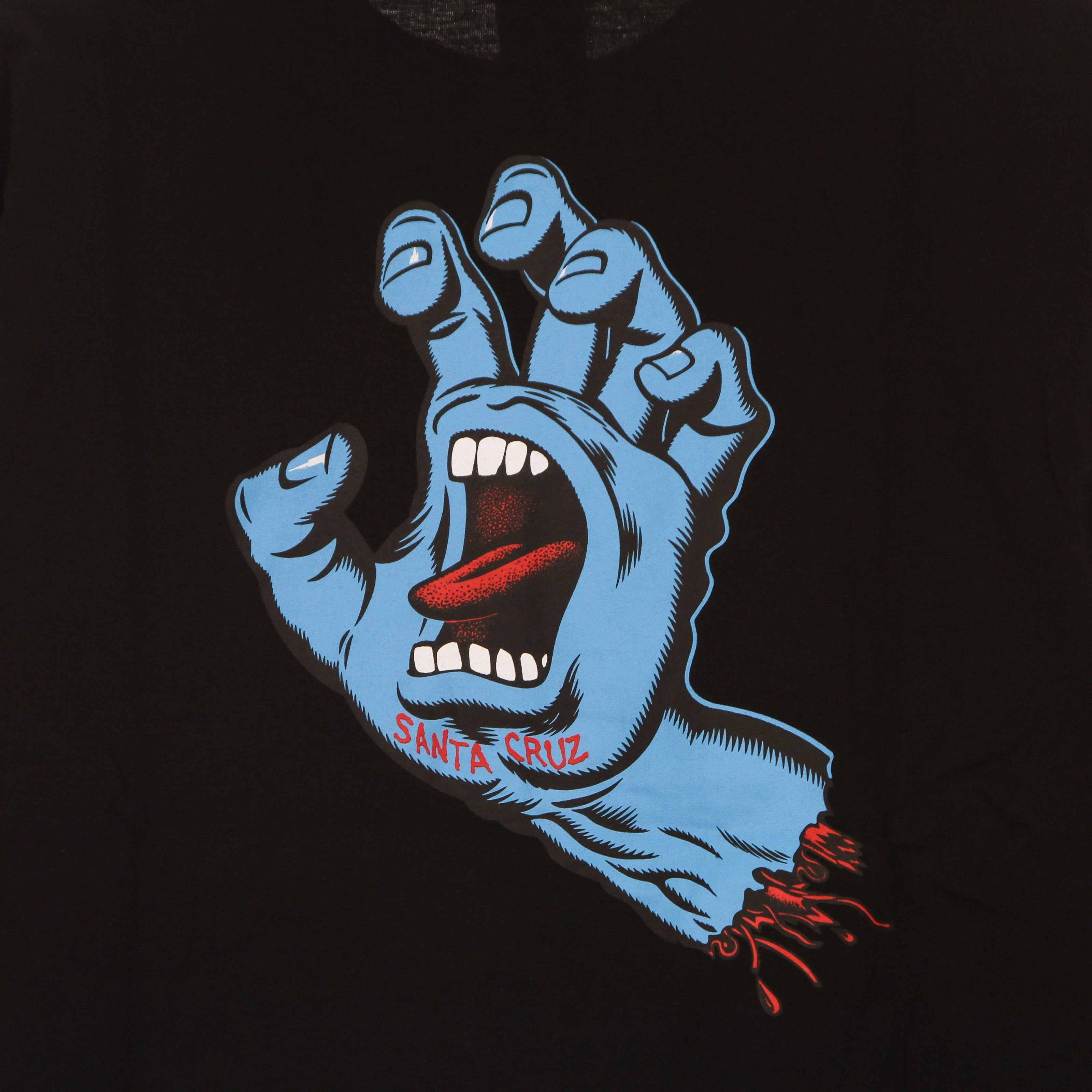 Santa Cruz, Maglietta Manica Lunga Uomo Screaming Hand Chest L/s Tee, 
