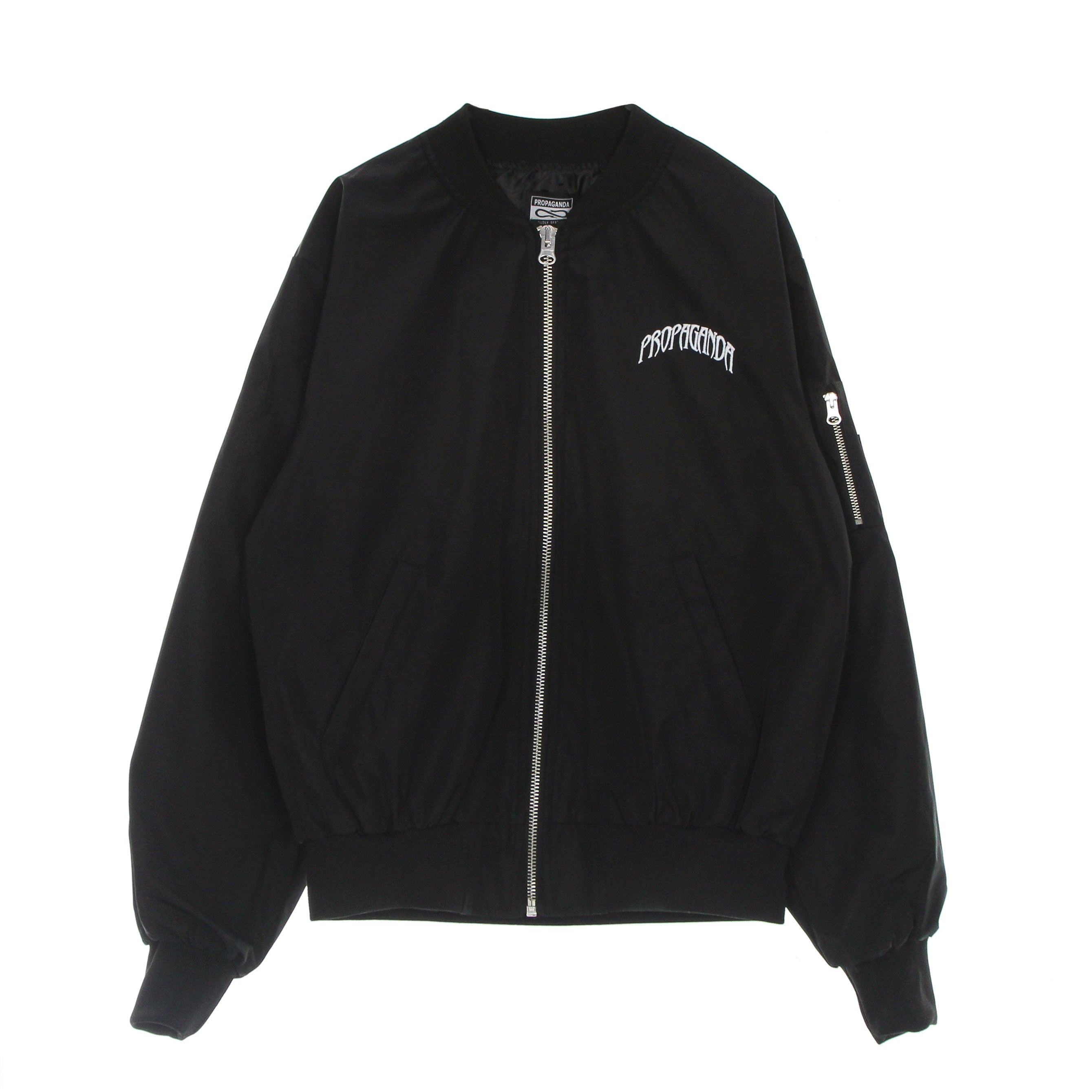 Giubbotto Bomber Uomo Panther Embroidery Light Bomber Black