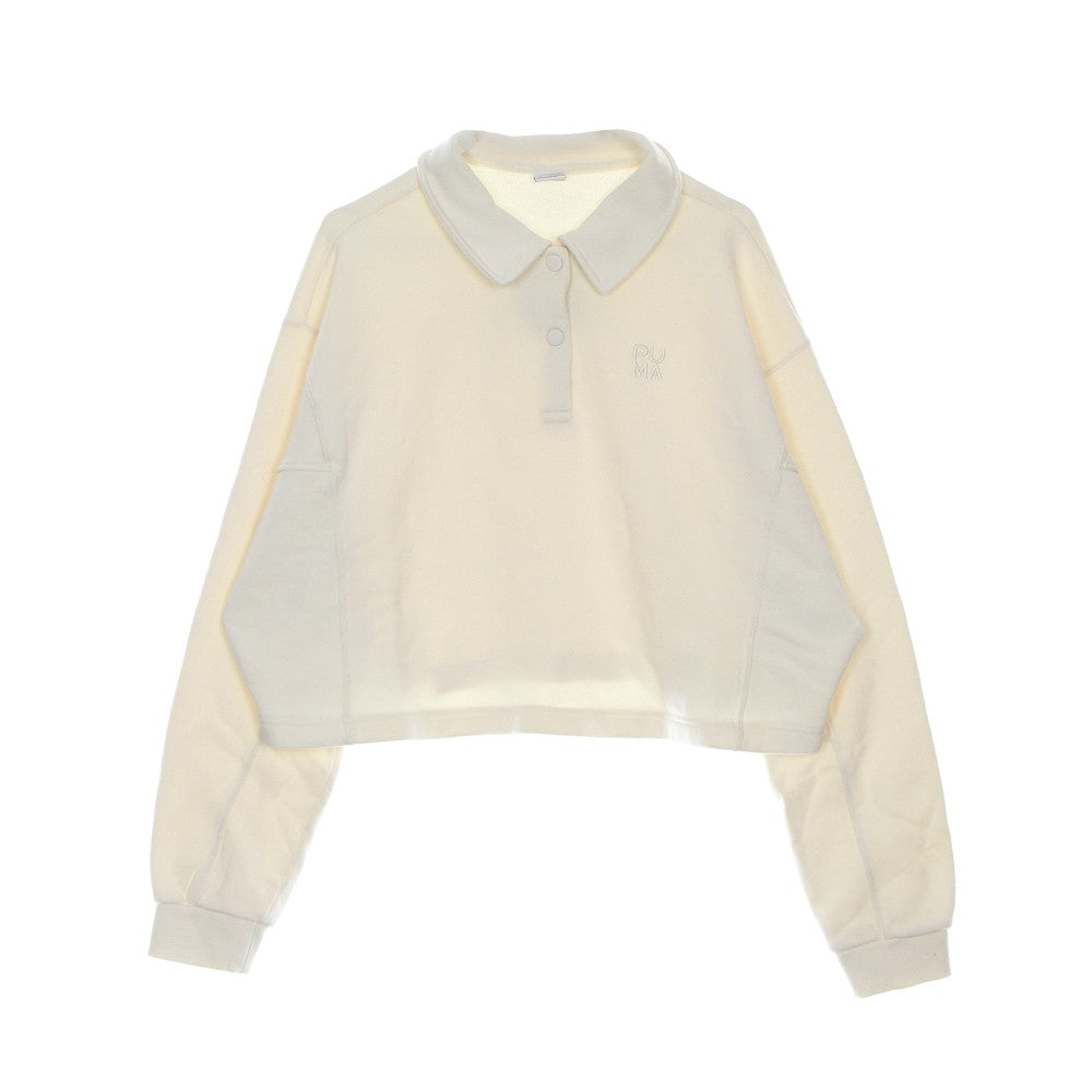 Puma, Felpa Leggera Donna Infuse Fashion Polo Crew, Pristine