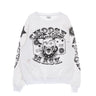 Ihs, Felpa Leggera Girocollo Uomo Choose Your Mask Sweatshirt, White