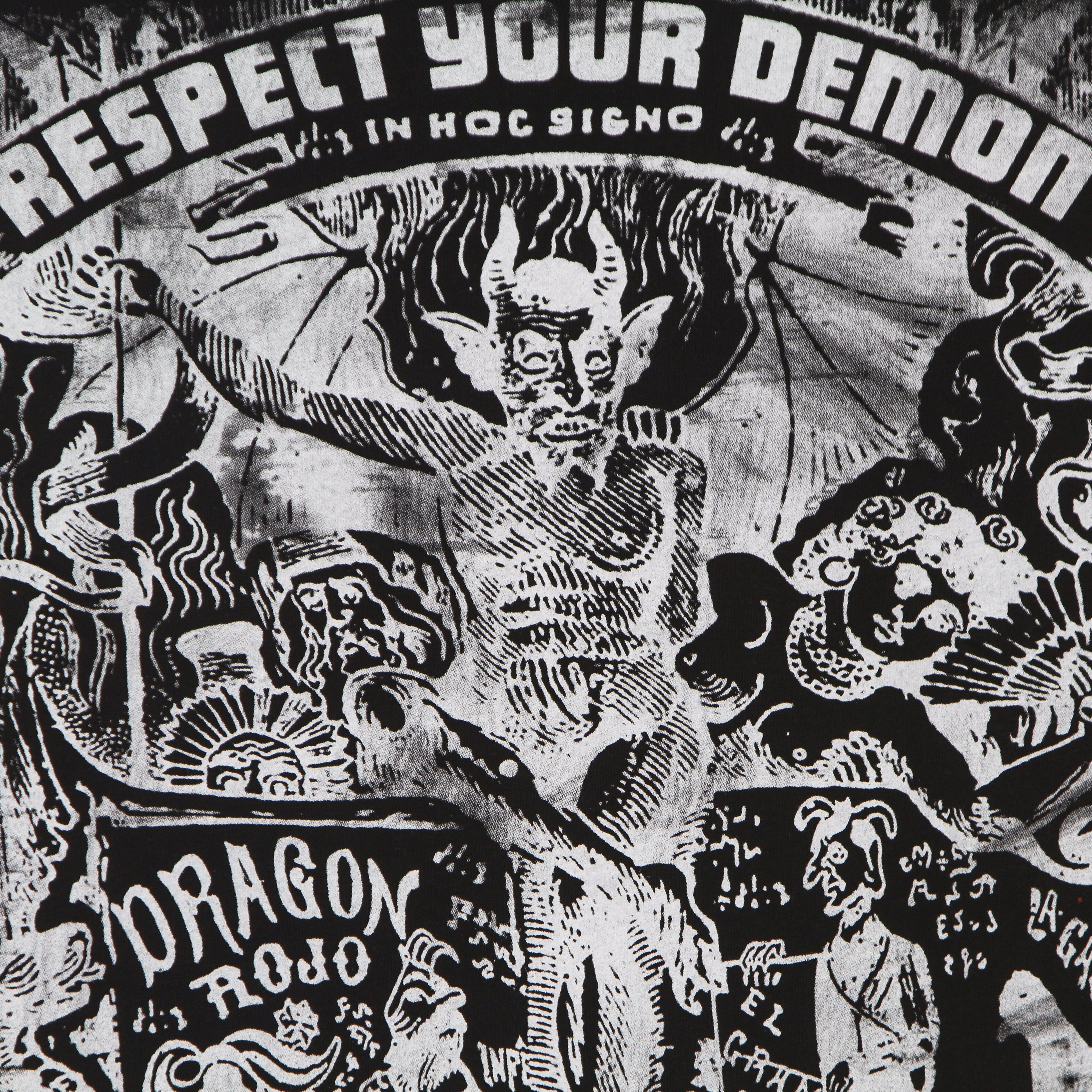 Ihs, Maglietta Uomo Respect Your Demon Tee, 