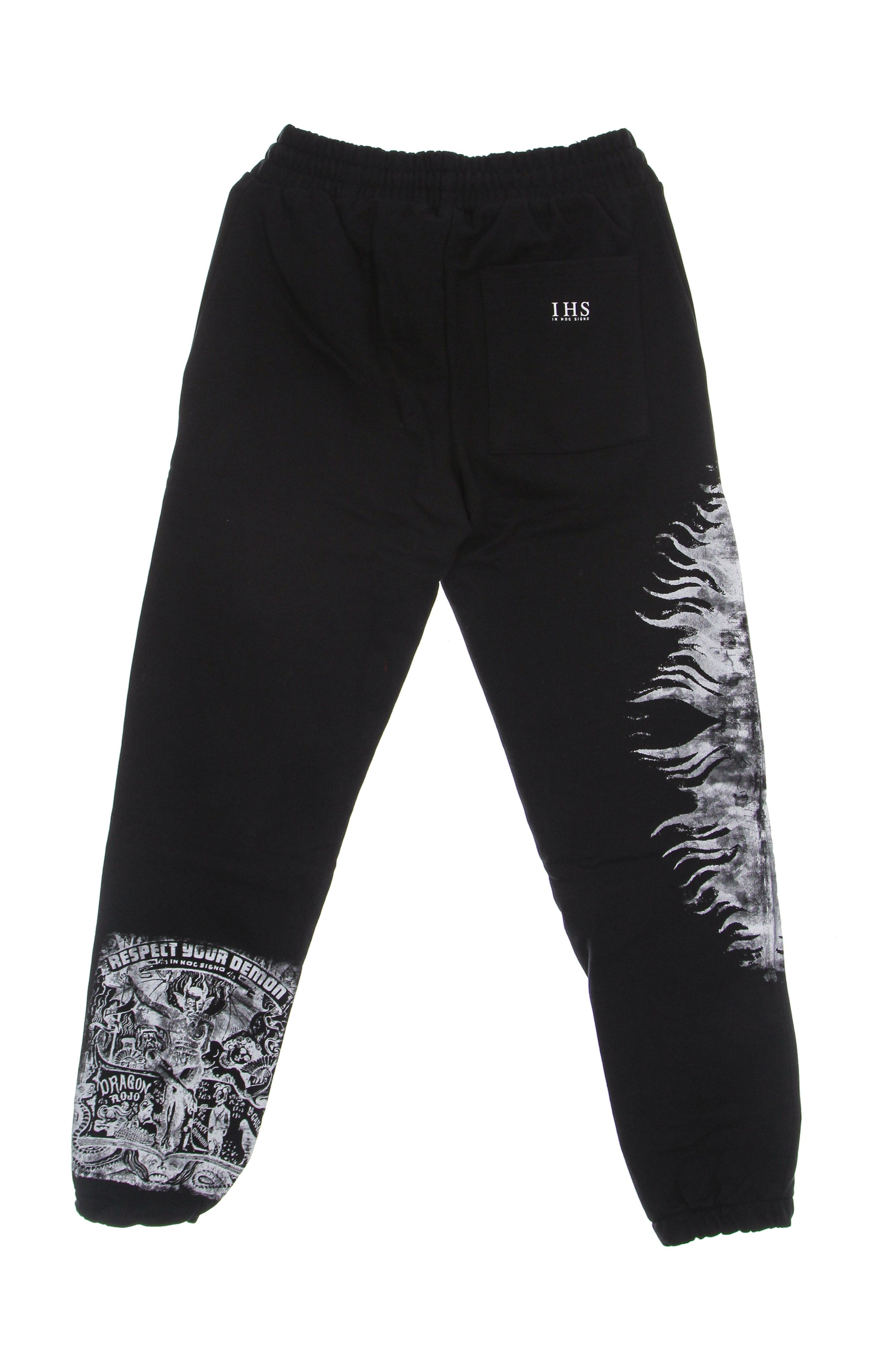 Ihs, Pantalone Tuta Leggero Uomo Respect Your Demon Jogger, 