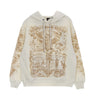 Ihs, Felpa Leggera Cappuccio Uomo Respect Your Demon Hoodie, Natural
