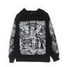 Ihs, Felpa Leggera Cappuccio Uomo Respect Your Demon Hoodie, Black