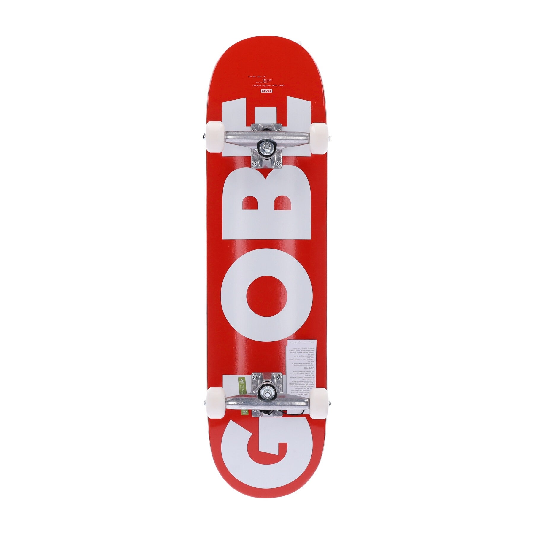 Globe, Skateboard Assemblato Uomo G0 Fubar, Red/white