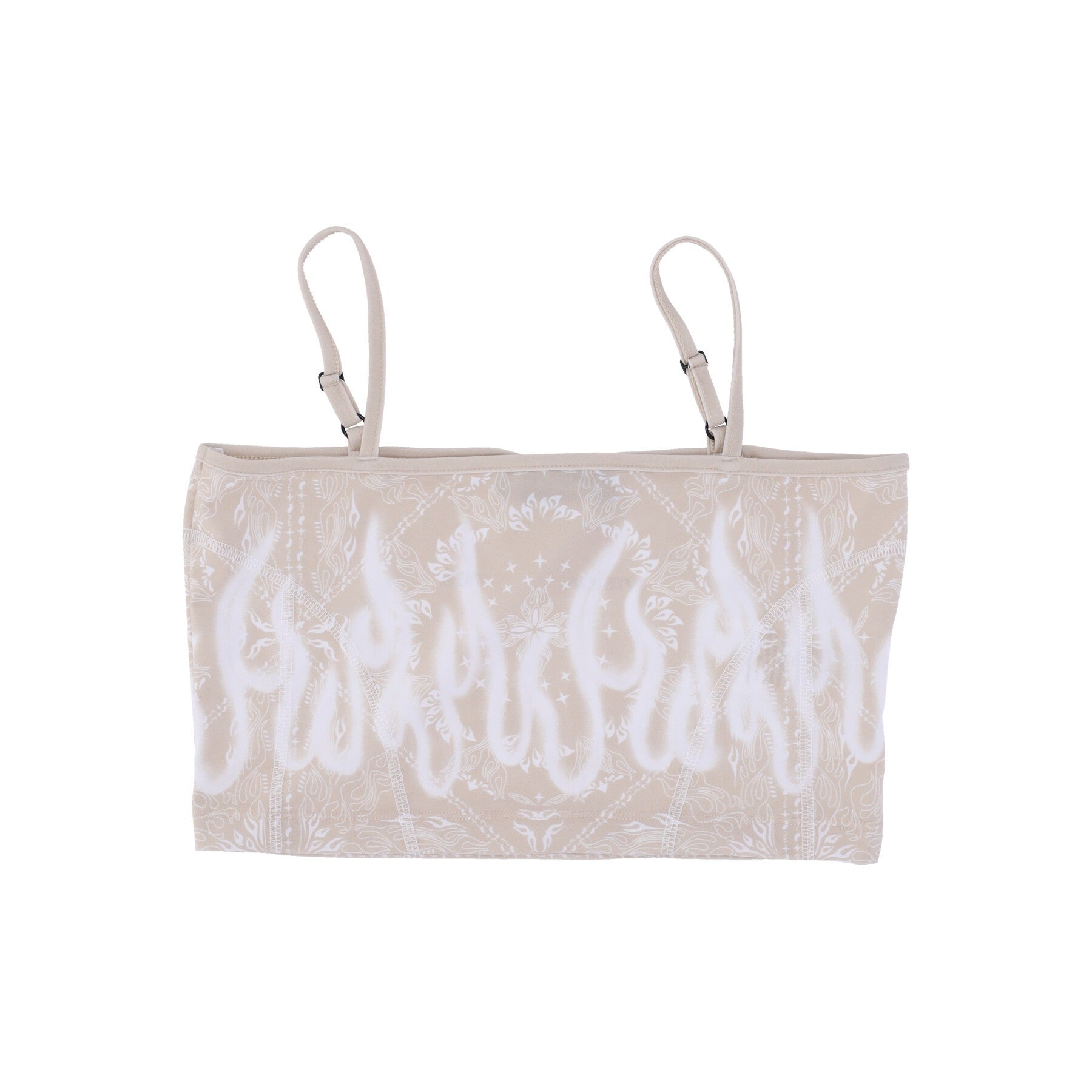 Vision Of Super, Top Donna Bandana Print Top, Beige