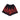 Pantaloncino Donna Spray Flames Shorts Black/red