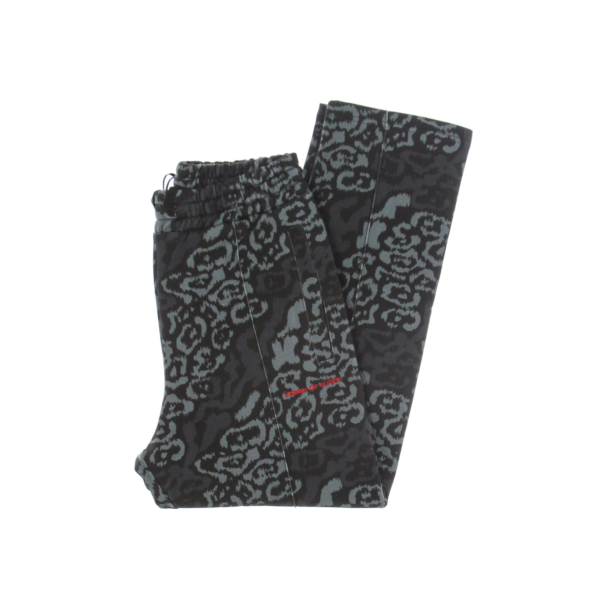 Pantalone Tuta Leggero Uomo Allover Leopard Pants Black