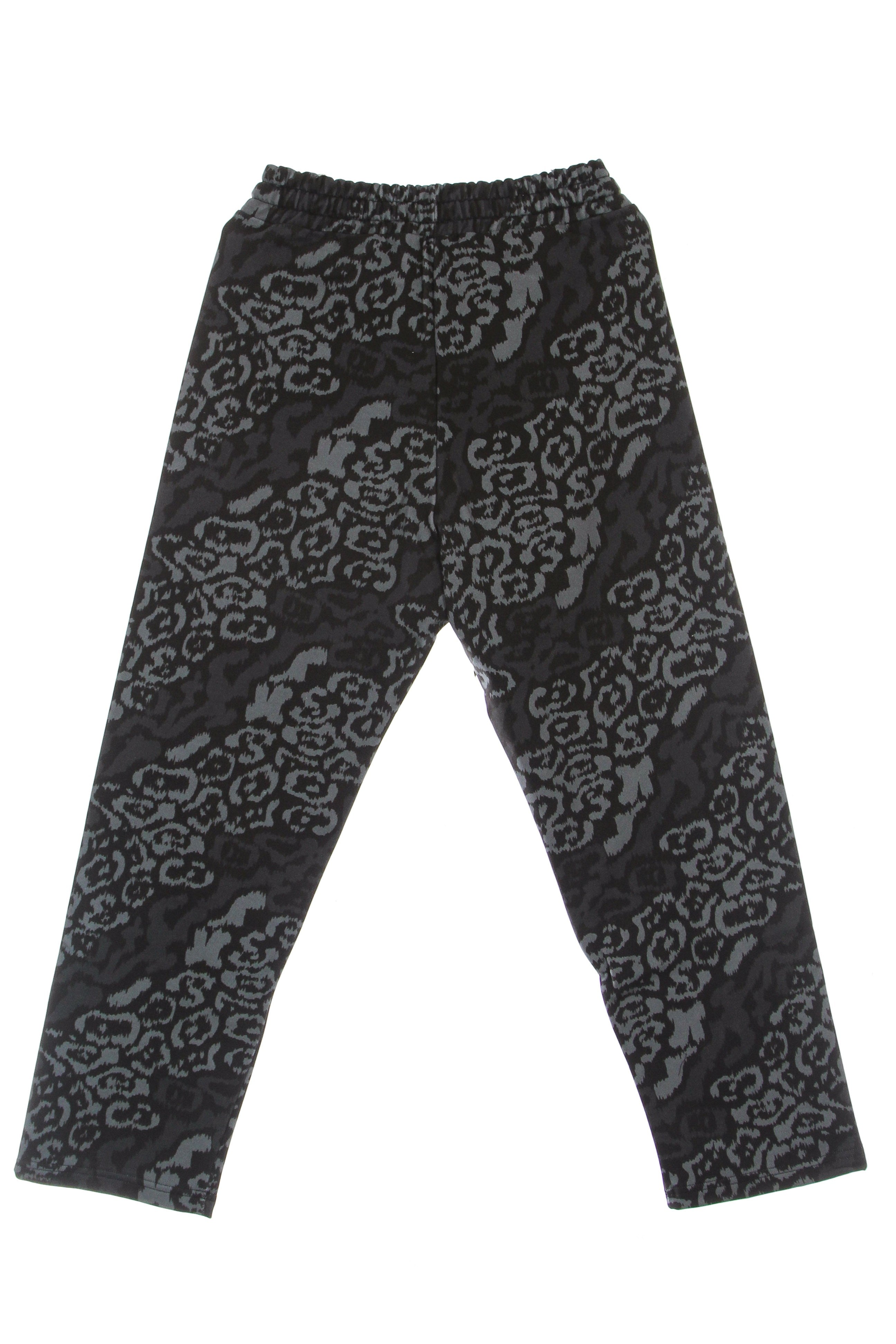 Pantalone Tuta Leggero Uomo Allover Leopard Pants Black