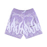 Vision Of Super, Pantalone Corto Tuta Uomo Bandana Print Shorts, Purple