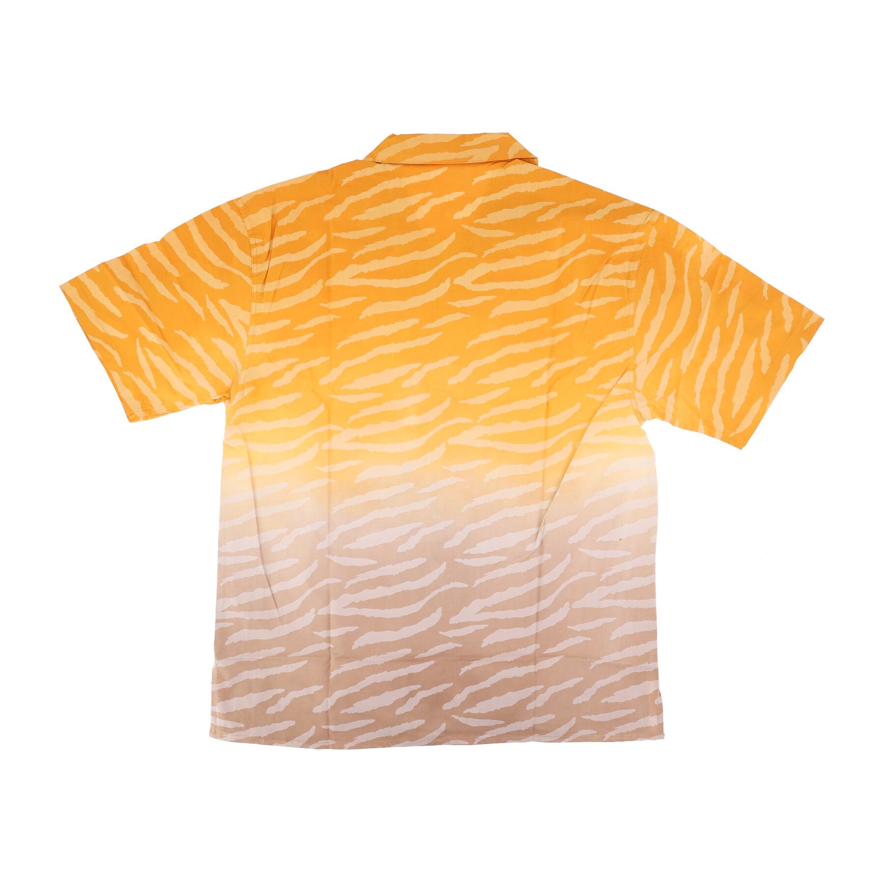 Men's Short Sleeve Shirt Animalier Degrade' Bowling Shirt Orange/sand