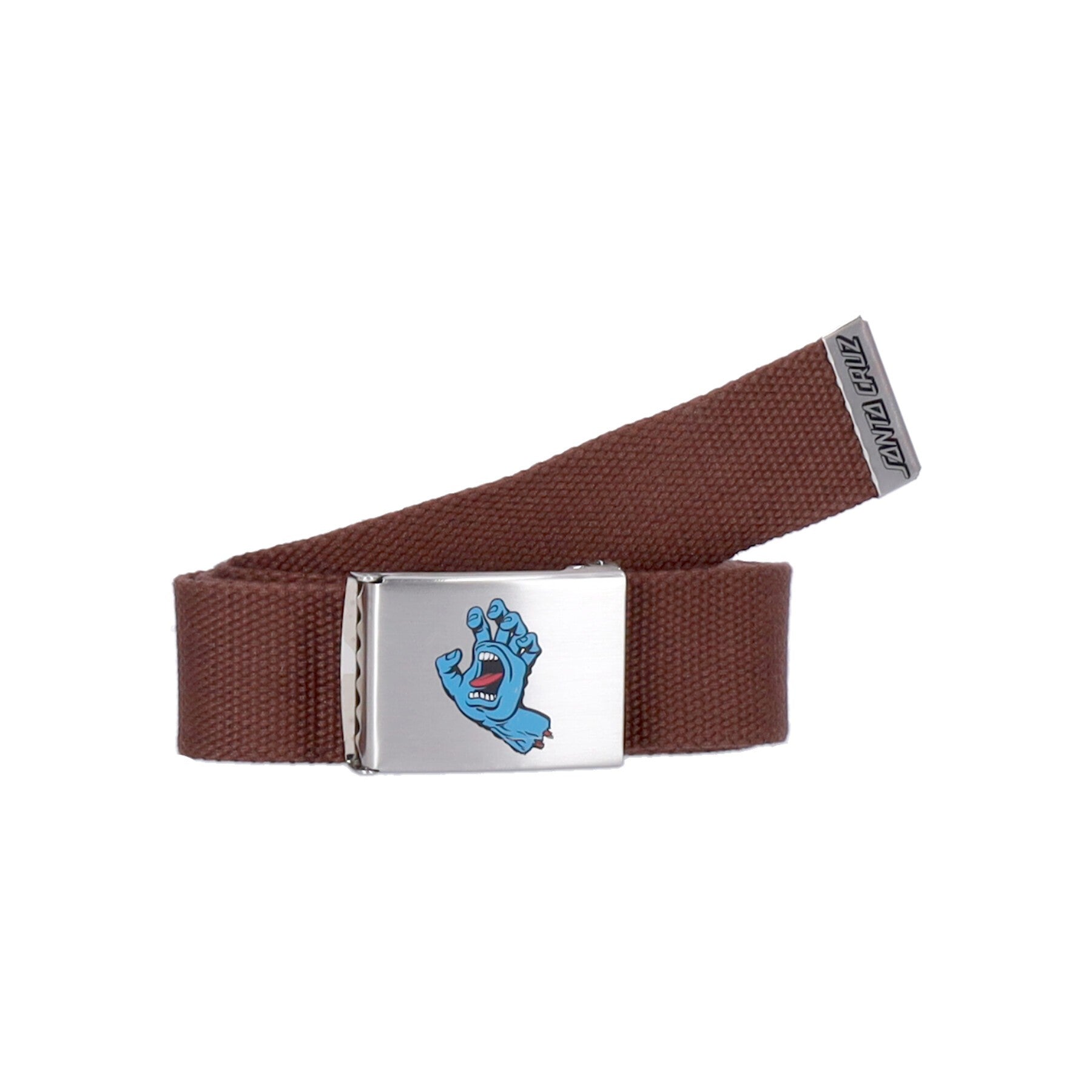 Santa Cruz, Cintura Uomo Screaming Mini Hand Belt, Sepia