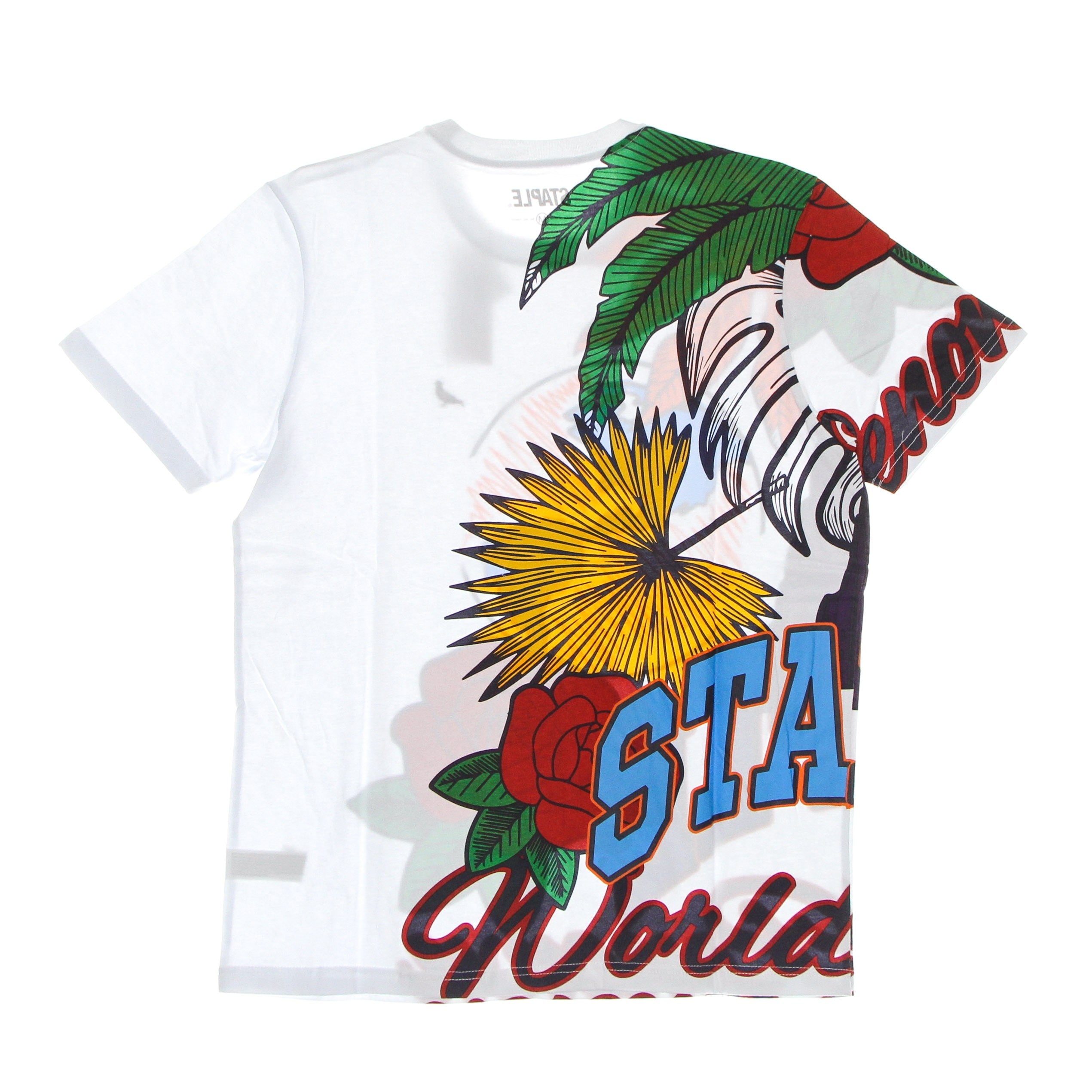Men's T-Shirt Cypress Flora Tee White