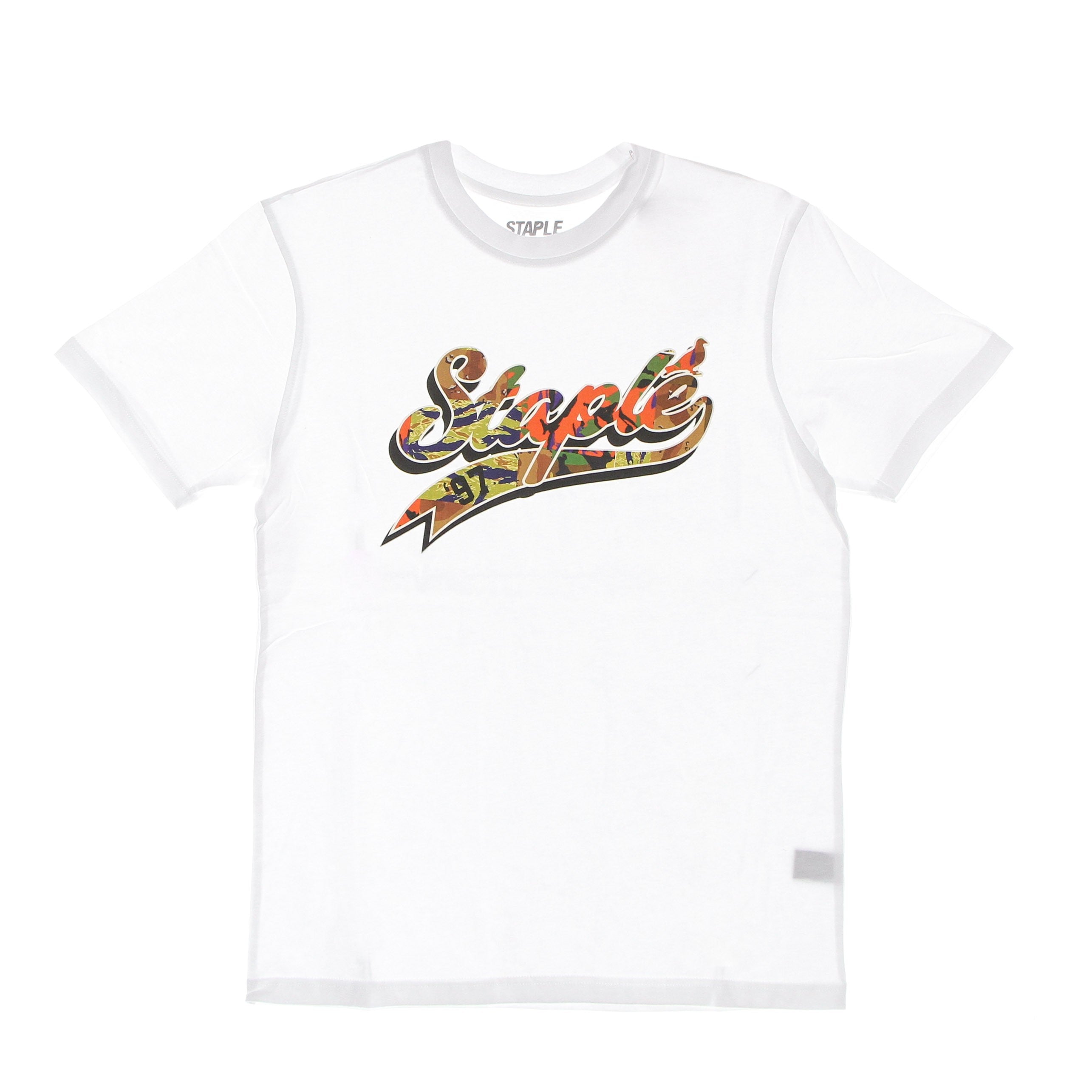 Staple, Maglietta Uomo Triboro Logo Tee, White