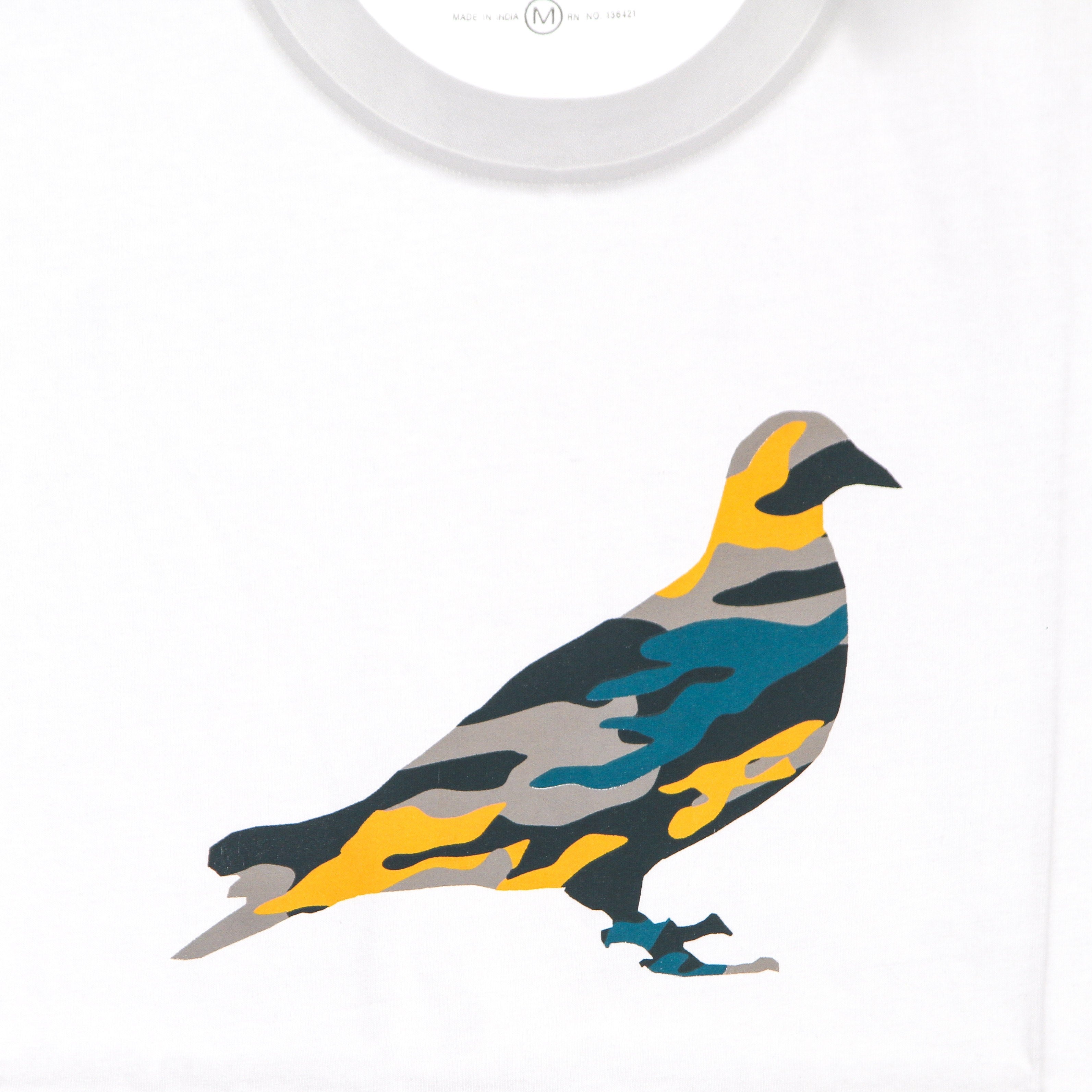 Staple, Maglietta Uomo Underhill Camo Pigeon Tee, 