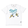 Staple, Maglietta Uomo Montauk Logo Tee, White