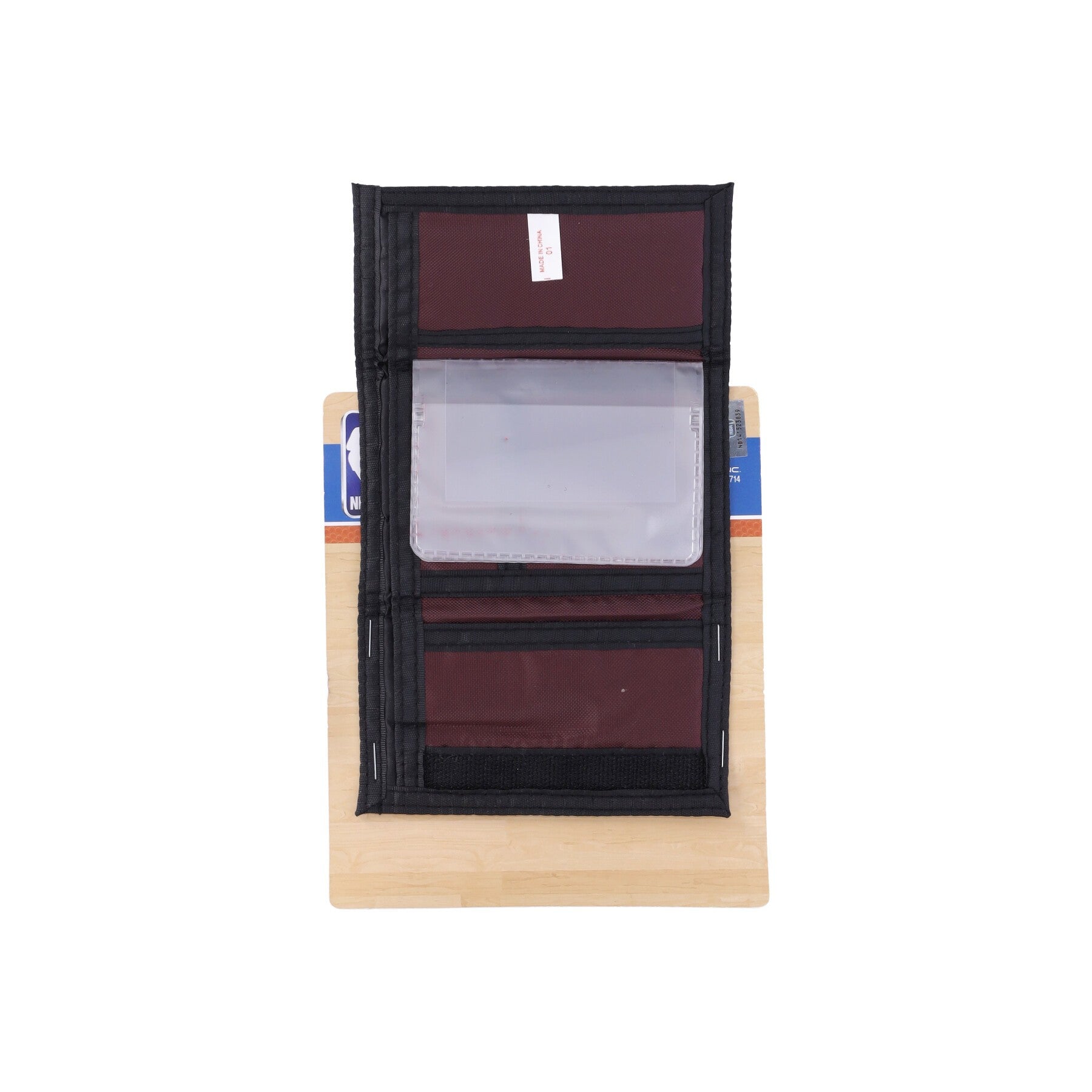 Rico Industries, Portafoglio Uomo Nba Trifold Nylon Wallet Clecav, 