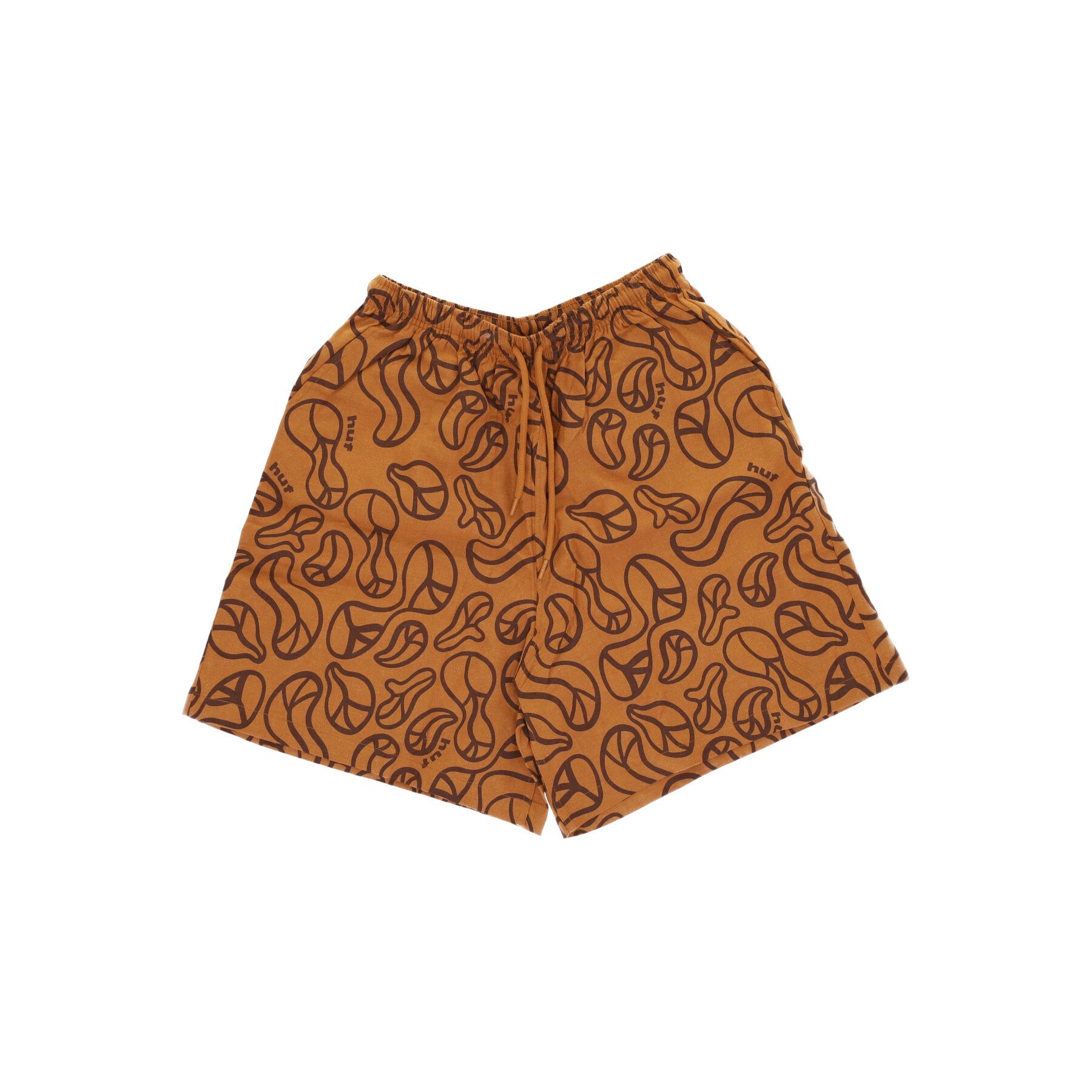 Huf, Pantaloncino Donna Groovy Wide Short, Burnt Orange