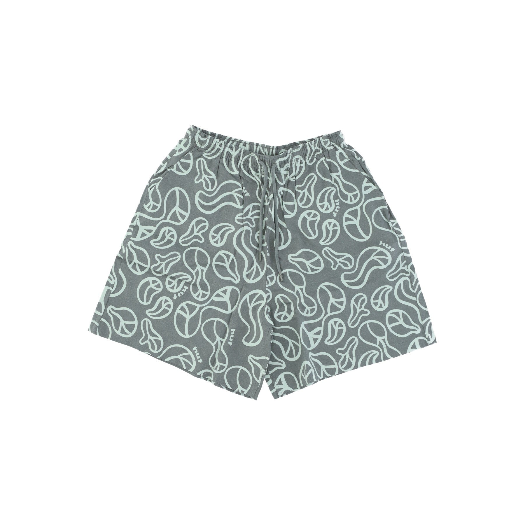Huf, Pantaloncino Donna Groovy Wide Short, Sage